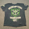 Raw State Redemption TShirt XXL Mens Black Streetwear Shield Cross Graphic Tee Unisex T-shirt, Sweatshirt, Hoodie, Long Sleeve Tee - T-Shirt, Sweatshirt, Hoodie