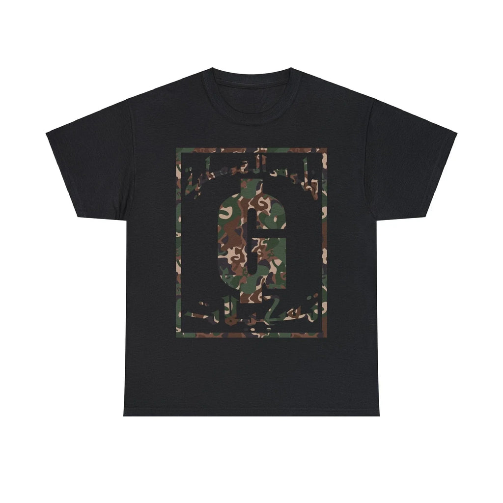 Goth Money Records - GMR Arabic Camo Box Logo T-Shirts - Goth Money Wear Merch Unisex T-shirt, Sweatshirt, Hoodie, Long Sleeve Tee - T-Shirt, Sweatshirt, Hoodie