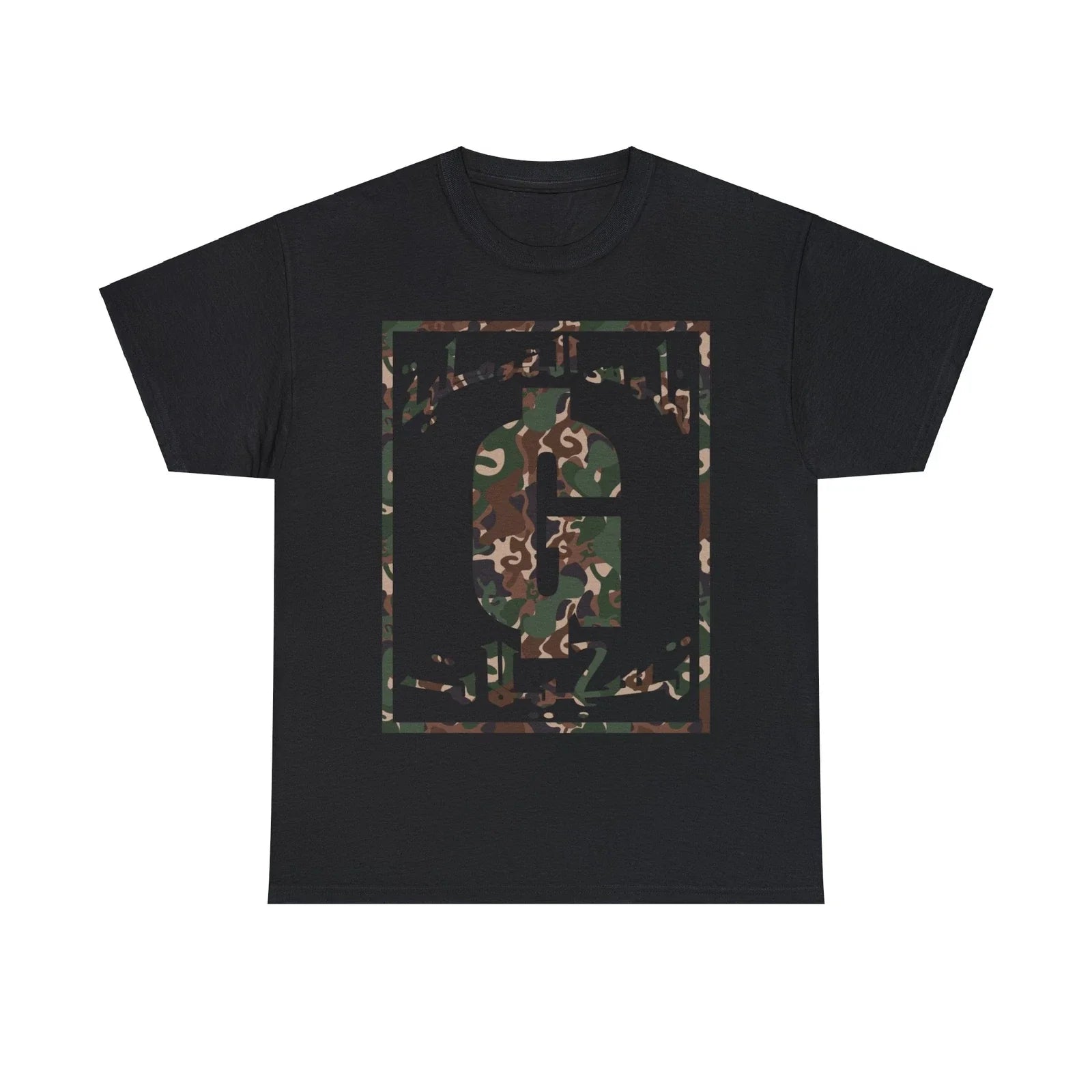 Goth Money Records - GMR Arabic Camo Box Logo T-Shirts - Goth Money Wear Merch Unisex T-shirt, Sweatshirt, Hoodie, Long Sleeve Tee - T-Shirt, Sweatshirt, Hoodie