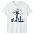 Spooky Graveyard Tree T-Shirt Halloween Gothic Horror Gift For Him And Her Unisex T-shirt, Sweatshirt, Hoodie, Long Sleeve Tee - T-Shirt, Sweatshirt, Hoodie