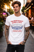 10 Cent Beer Night 1974 T-Shirt Stadium Vintage Funny Retro Unisex Tee Unisex T-shirt, Sweatshirt, Hoodie, Long Sleeve Tee - T-Shirt, Sweatshirt, Hoodie