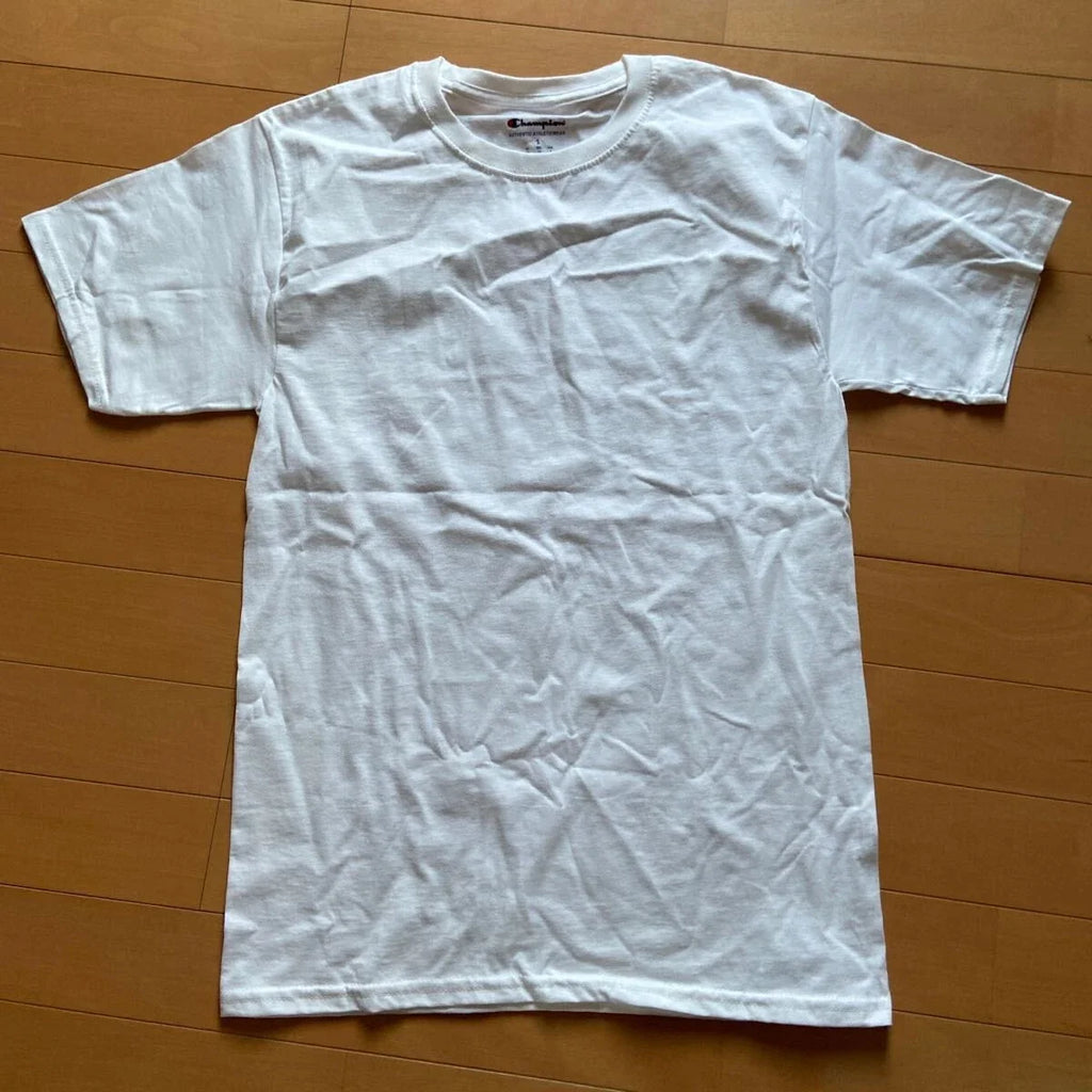 Champion Short Sleeve T Shirt White Simple Men s S Unused Item Unisex T-shirt, Sweatshirt, Hoodie, Long Sleeve Tee - T-Shirt, Sweatshirt, Hoodie