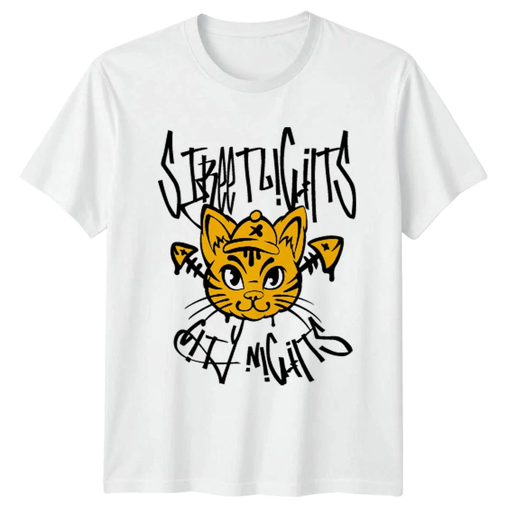 Street Lights City Nights T-Shirt Urban Cat Streetwear Birthday Gift For Him Unisex T-shirt, Sweatshirt, Hoodie, Long Sleeve Tee - T-Shirt, Sweatshirt, Hoodie