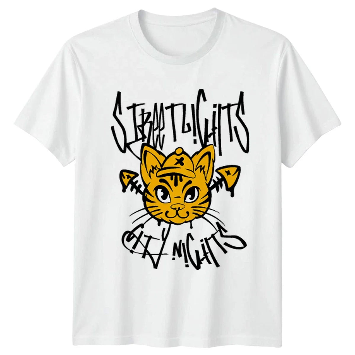 Street Lights City Nights T-Shirt Urban Cat Streetwear Birthday Gift For Him Unisex T-shirt, Sweatshirt, Hoodie, Long Sleeve Tee - T-Shirt, Sweatshirt, Hoodie