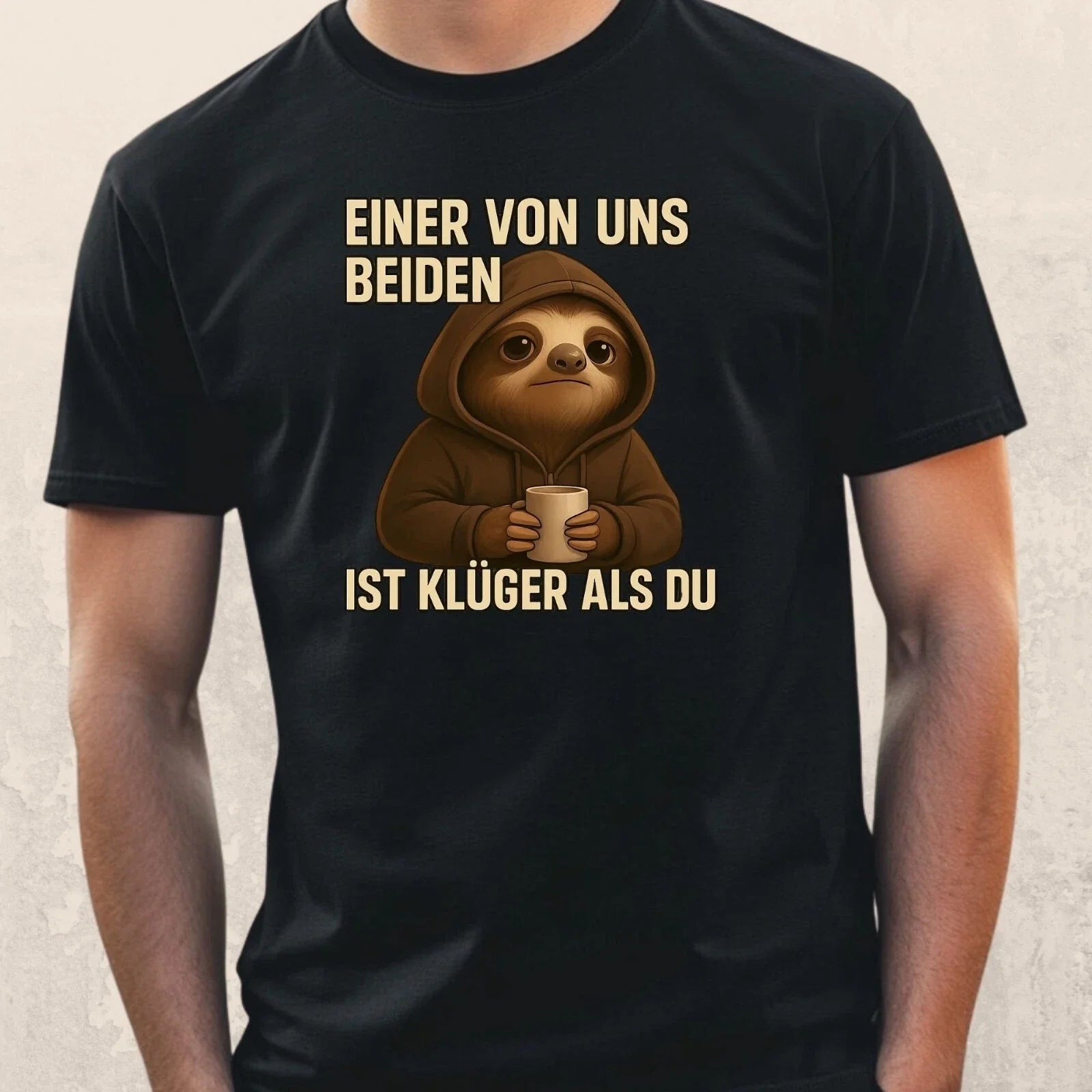 Mens Funny Sloth Print Cotton T-Shirt Size XS to 5XL Unisex T-shirt, Sweatshirt, Hoodie, Long Sleeve Tee - T-Shirt, Sweatshirt, Hoodie