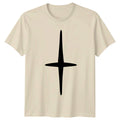 Abstract Cross Minimalist Design T-Shirt Birthday Gift For Him And Her Unisex T-shirt, Sweatshirt, Hoodie, Long Sleeve Tee - T-Shirt, Sweatshirt, Hoodie