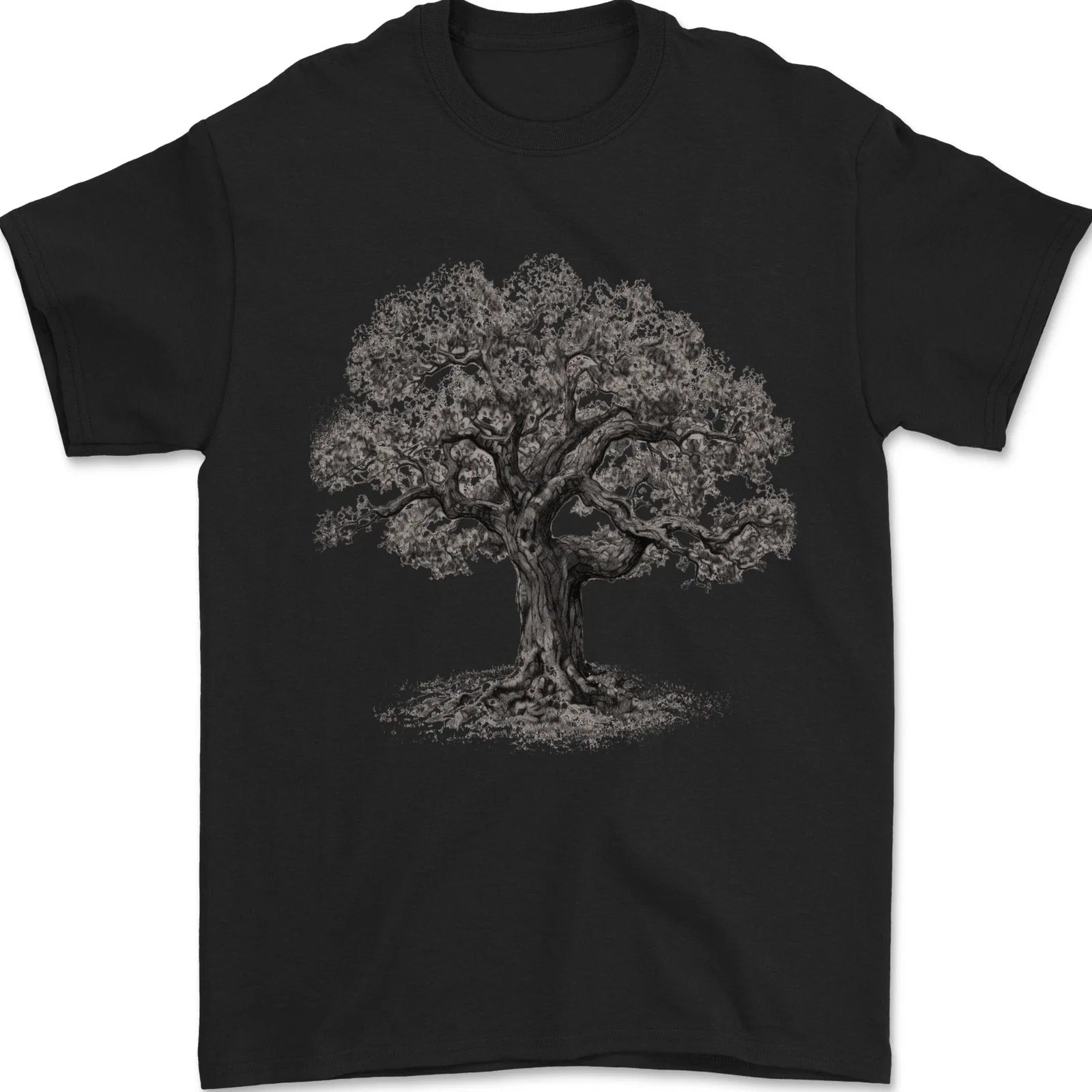 Oak Tree Mens T-Shirt 100% Cotton Unisex T-shirt, Sweatshirt, Hoodie, Long Sleeve Tee - T-Shirt, Sweatshirt, Hoodie