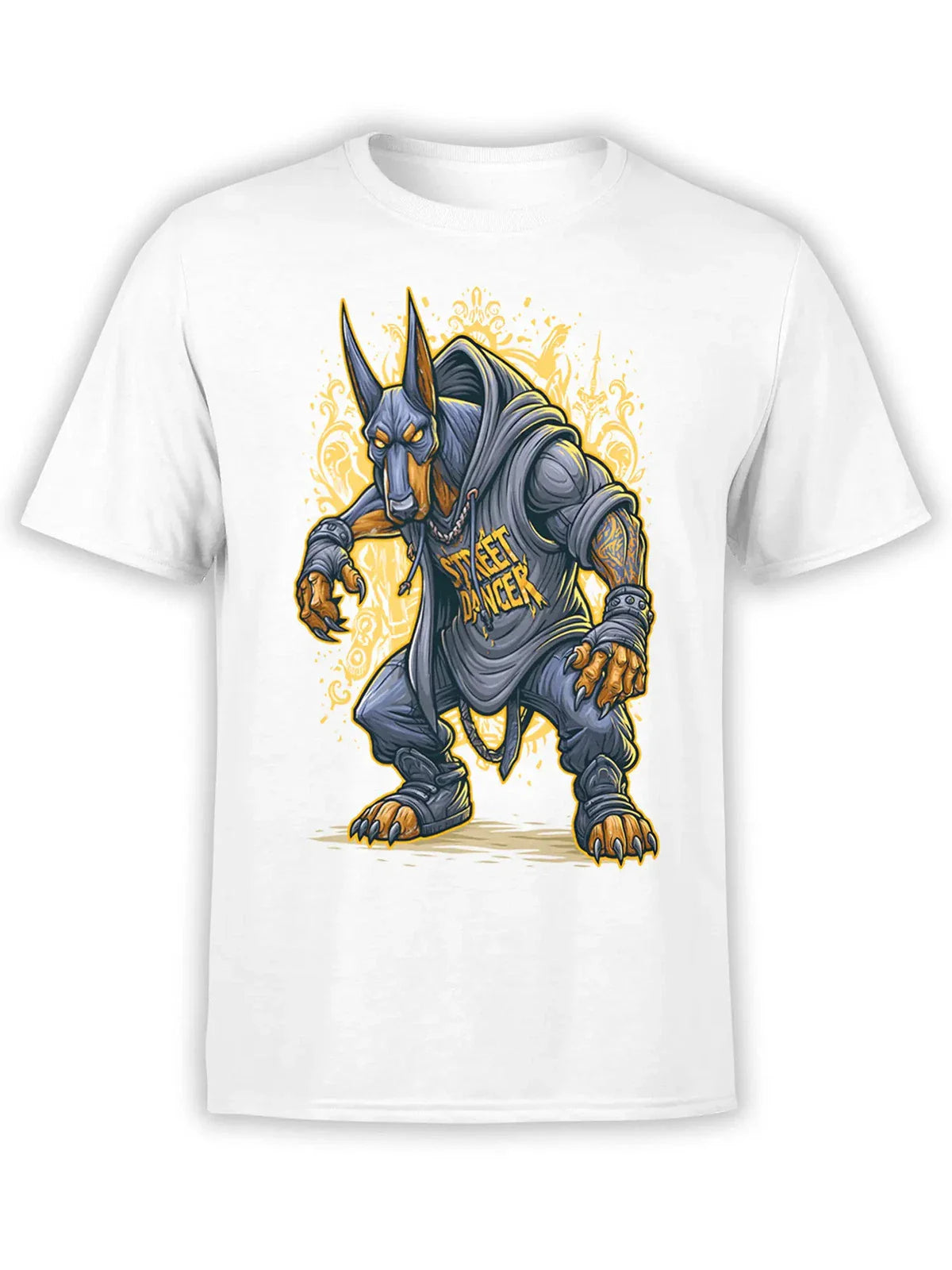 Street Dancer Doberman T-Shirt | Unisex Unisex T-shirt, Sweatshirt, Hoodie, Long Sleeve Tee - T-Shirt, Sweatshirt, Hoodie