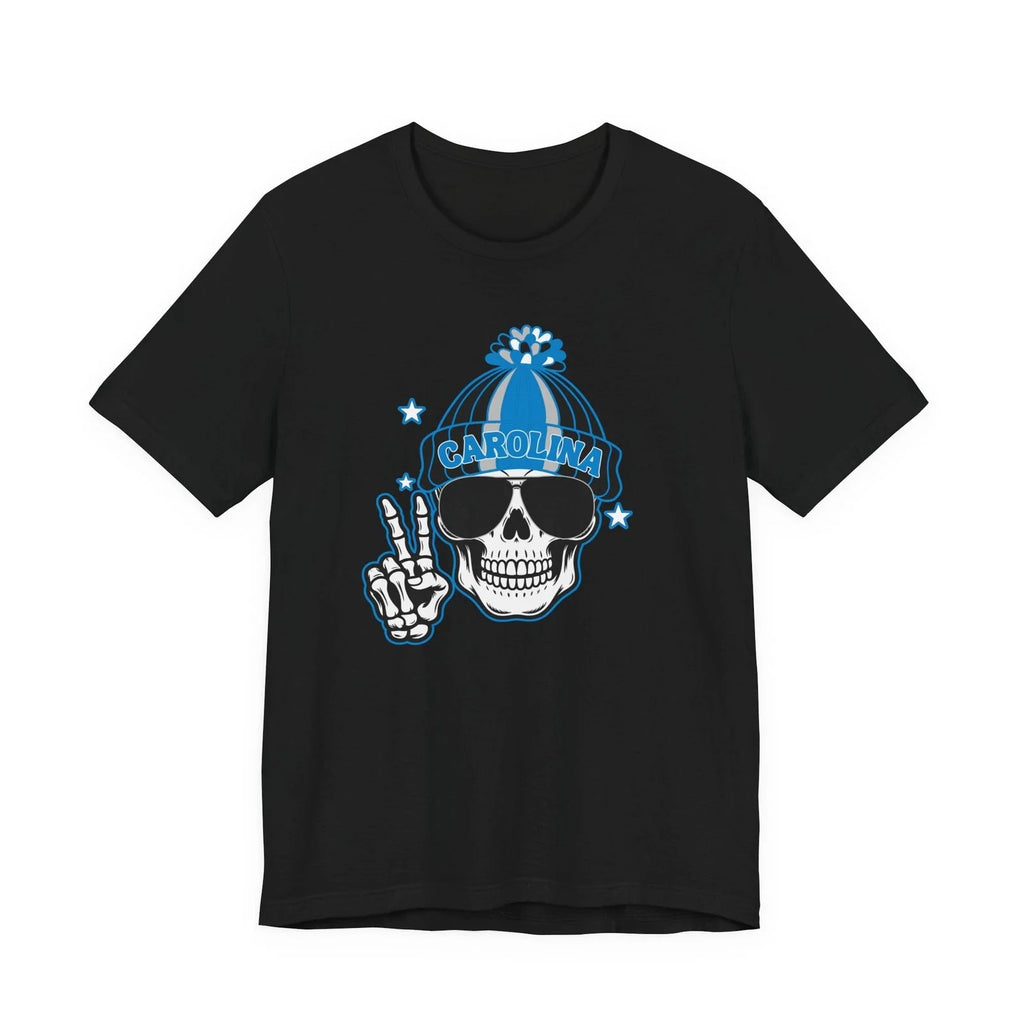 Carolina Football T-Shirt Trendy Skeleton Graphic Tee Unisex T-shirt, Sweatshirt, Hoodie, Long Sleeve Tee - T-Shirt, Sweatshirt, Hoodie