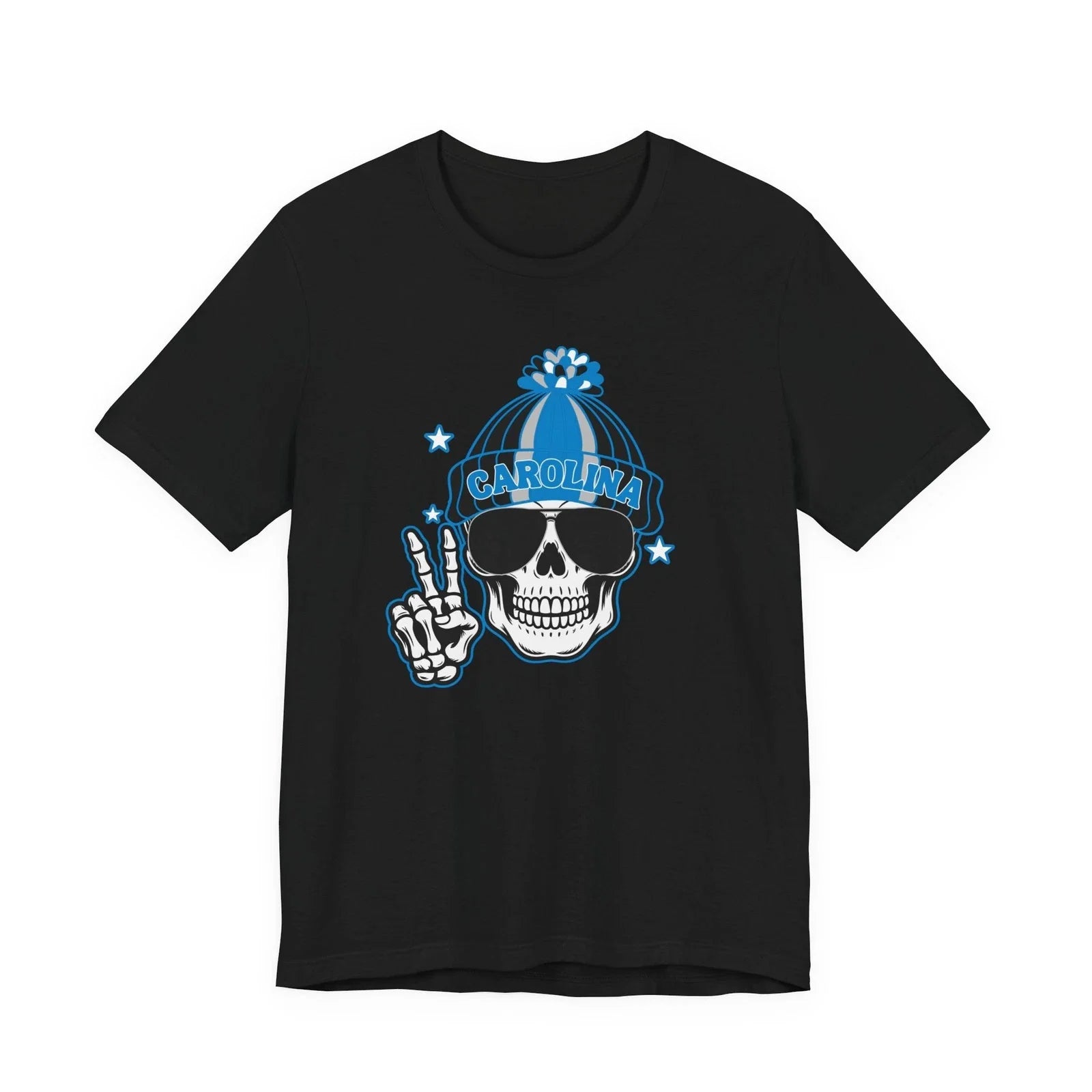 Carolina Football T-Shirt Trendy Skeleton Graphic Tee Unisex T-shirt, Sweatshirt, Hoodie, Long Sleeve Tee - T-Shirt, Sweatshirt, Hoodie