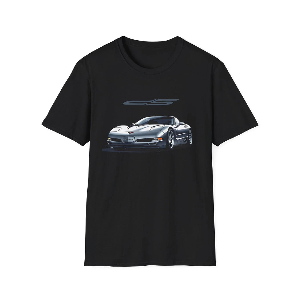 C5 Corvette Shirt | Silver C5 Vector Art | LS1 Muscle Car Tee Retro Racing Gift Unisex T-shirt, Sweatshirt, Hoodie, Long Sleeve Tee - T-Shirt, Sweatshirt, Hoodie