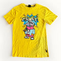 Money King Graphic Tee Mens M Yellow Streetwear Cartoon Hip Hop Y2K Unisex T-shirt, Sweatshirt, Hoodie, Long Sleeve Tee - T-Shirt, Sweatshirt, Hoodie