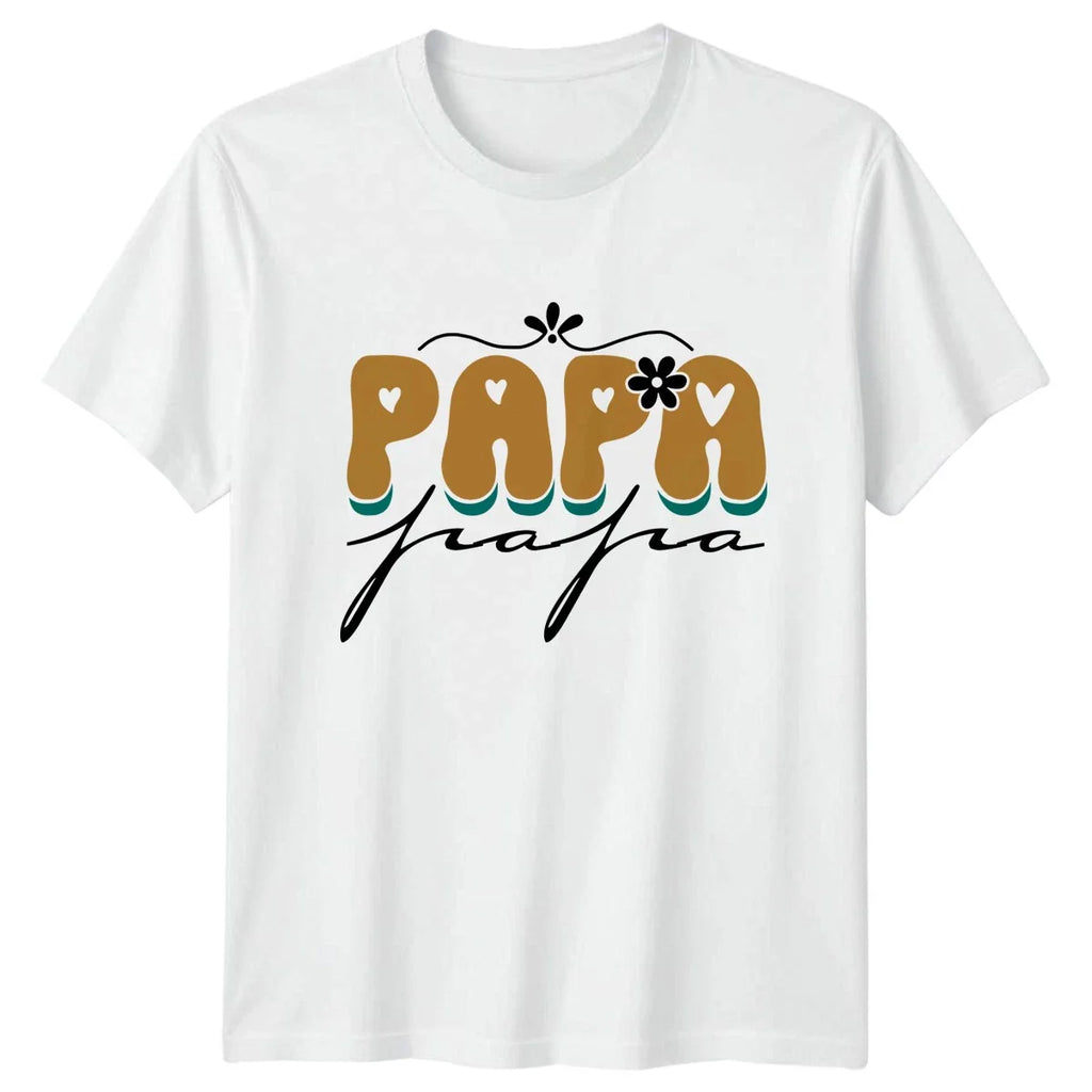 Papa Papa Mens T-Shirt Retro Fatherhood Family Fathers Day Gift For Him Unisex T-shirt, Sweatshirt, Hoodie, Long Sleeve Tee - T-Shirt, Sweatshirt, Hoodie