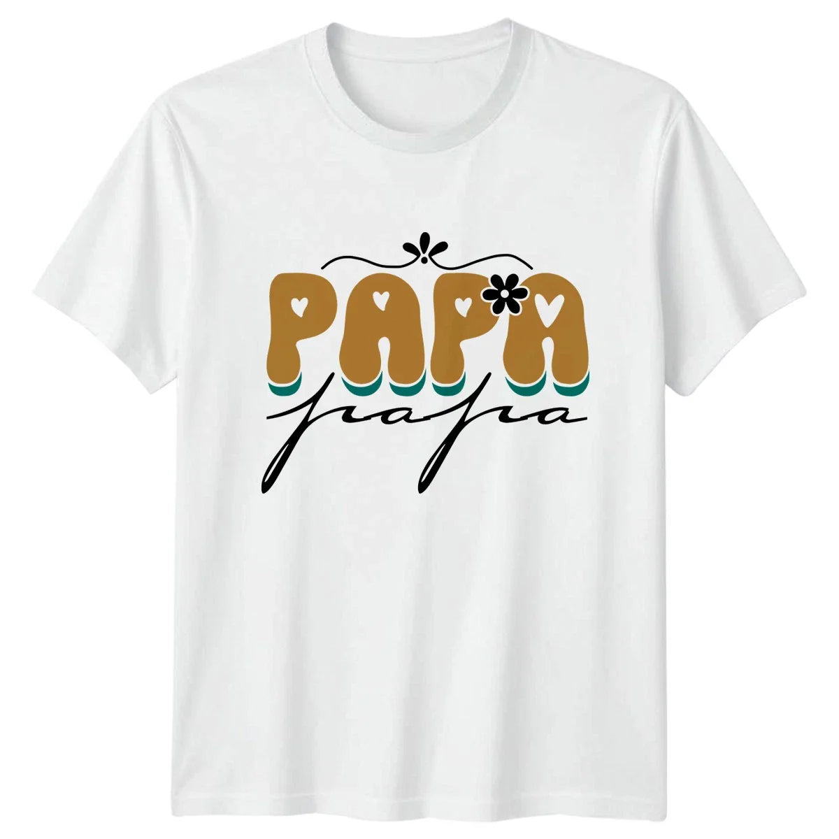 Papa Papa Mens T-Shirt Retro Fatherhood Family Fathers Day Gift For Him Unisex T-shirt, Sweatshirt, Hoodie, Long Sleeve Tee - T-Shirt, Sweatshirt, Hoodie