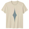 Minimalist Curved Diamond Geometric Abstract T-Shirt Abstract Shape Unisex T-shirt, Sweatshirt, Hoodie, Long Sleeve Tee - T-Shirt, Sweatshirt, Hoodie