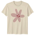 Pink Minimalist Flower Design T-Shirt Minimalist Flower Floral Birthday Unisex T-shirt, Sweatshirt, Hoodie, Long Sleeve Tee - T-Shirt, Sweatshirt, Hoodie