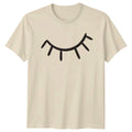 Sleepy Eye Aesthetic Design T-Shirt Minimalist Design Relaxation Birthday Unisex T-shirt, Sweatshirt, Hoodie, Long Sleeve Tee - T-Shirt, Sweatshirt, Hoodie