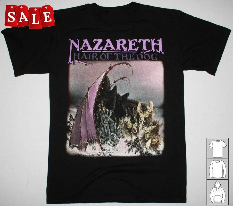 New Nazareth Hair of the Dog  Gift For Fans Unisex S-5XL Shirt SS227 Unisex T-shirt, Sweatshirt, Hoodie, Long Sleeve Tee - T-Shirt, Sweatshirt, Hoodie