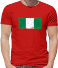 Nigeria Grunge Style Flag - Mens T-Shirt - Nigerian Country Travel Flags Unisex T-shirt, Sweatshirt, Hoodie, Long Sleeve Tee - T-Shirt, Sweatshirt, Hoodie