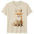 Cute Watercolor Fox Woodland Animal T-Shirt Fox Lovers Wildlife Birthday Gift Unisex T-shirt, Sweatshirt, Hoodie, Long Sleeve Tee - T-Shirt, Sweatshirt, Hoodie
