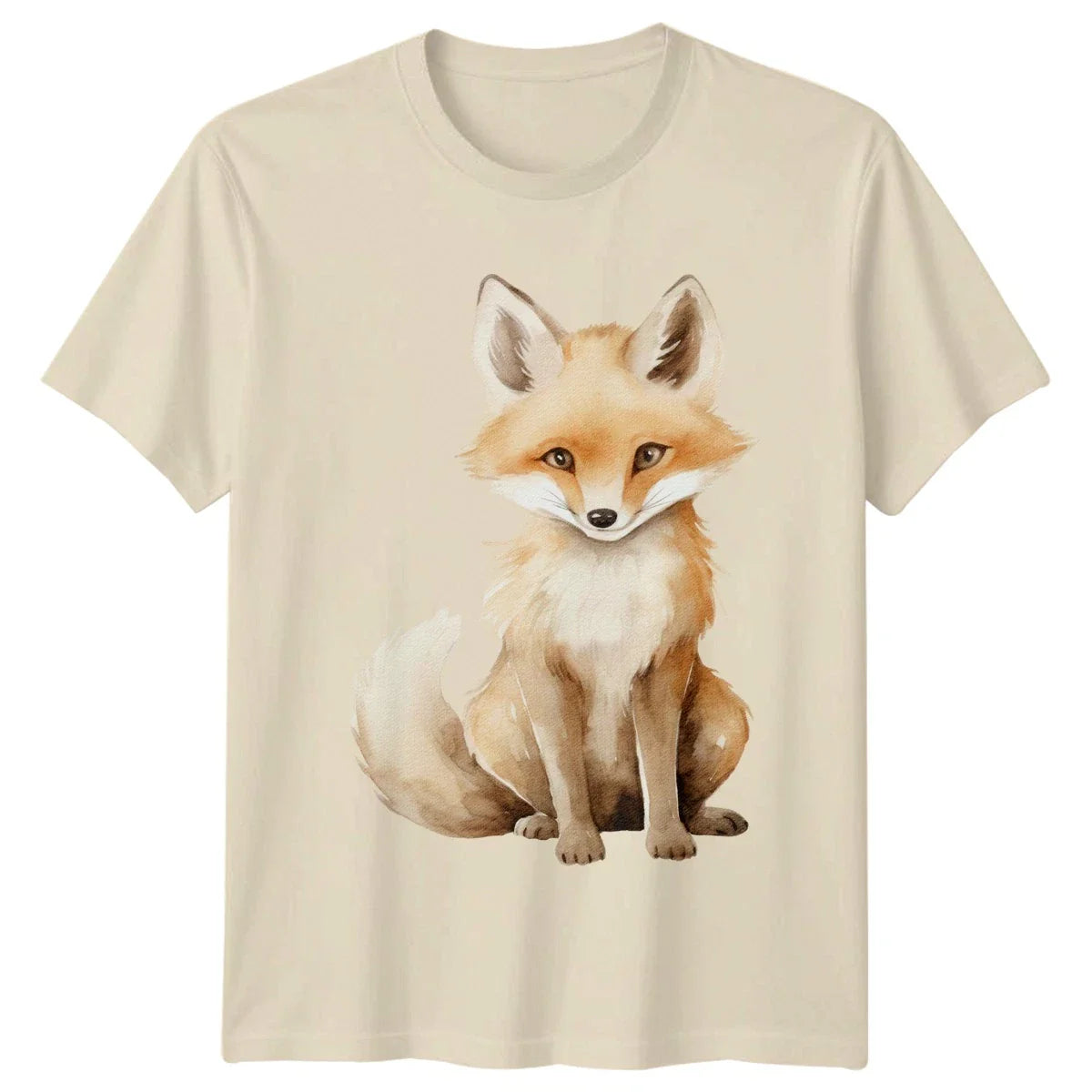 Cute Watercolor Fox Woodland Animal T-Shirt Fox Lovers Wildlife Birthday Gift Unisex T-shirt, Sweatshirt, Hoodie, Long Sleeve Tee - T-Shirt, Sweatshirt, Hoodie