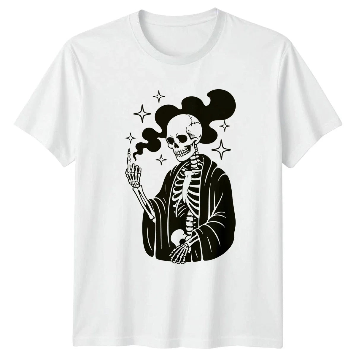 Mystical Skeleton Gothic Art Mens T-Shirt Womens Tee Graphic Unisex Top Unisex T-shirt, Sweatshirt, Hoodie, Long Sleeve Tee - T-Shirt, Sweatshirt, Hoodie