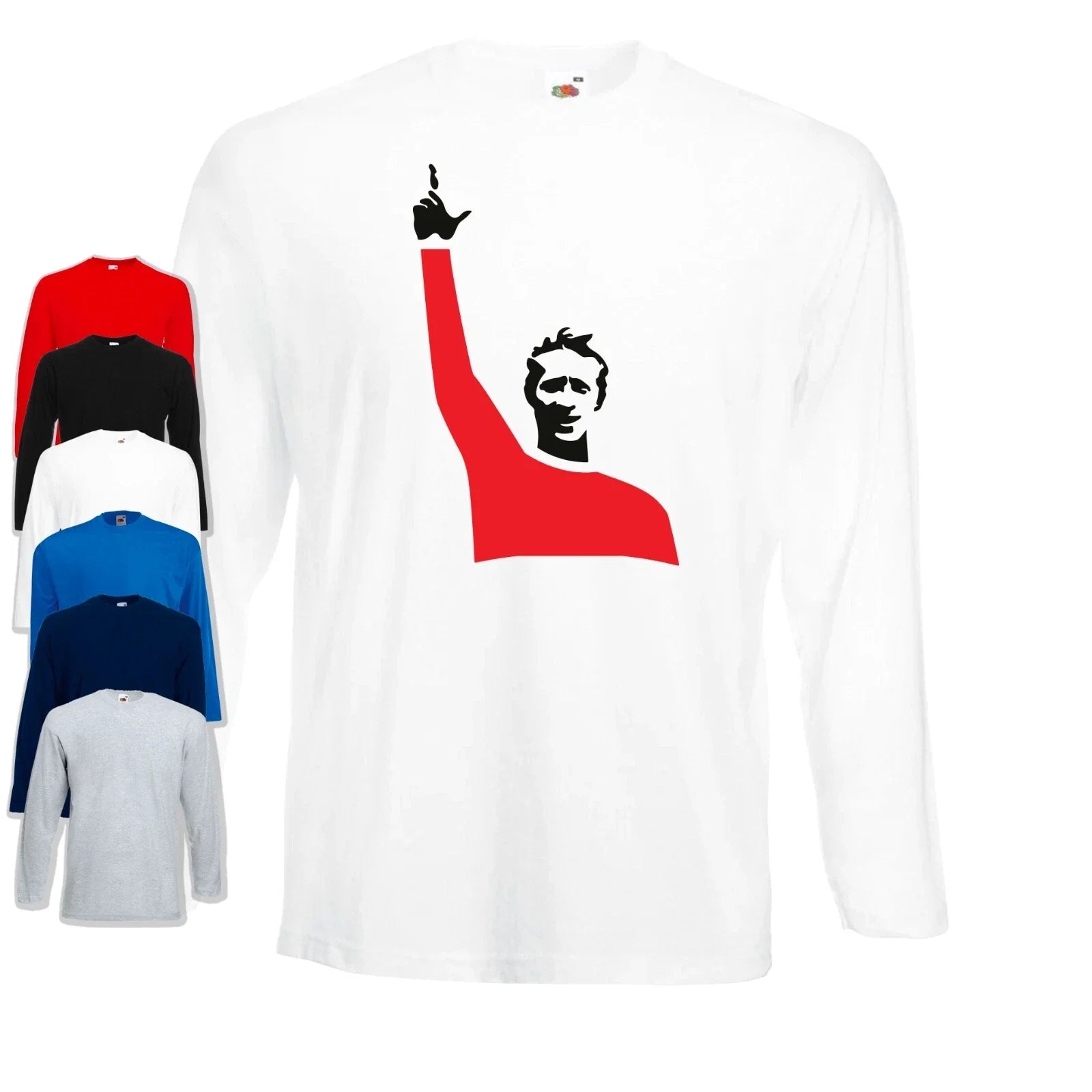 Denis Law Long Sleeve T-Shirt | 10 | MUFC Legend | Manchester | United Unisex T-shirt, Sweatshirt, Hoodie, Long Sleeve Tee - T-Shirt, Sweatshirt, Hoodie