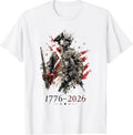 1776-2026 Patriotic Soldier 250th Anniversary 4th July T-Shirt Unisex T-shirt, Sweatshirt, Hoodie, Long Sleeve Tee - T-Shirt, Sweatshirt, Hoodie
