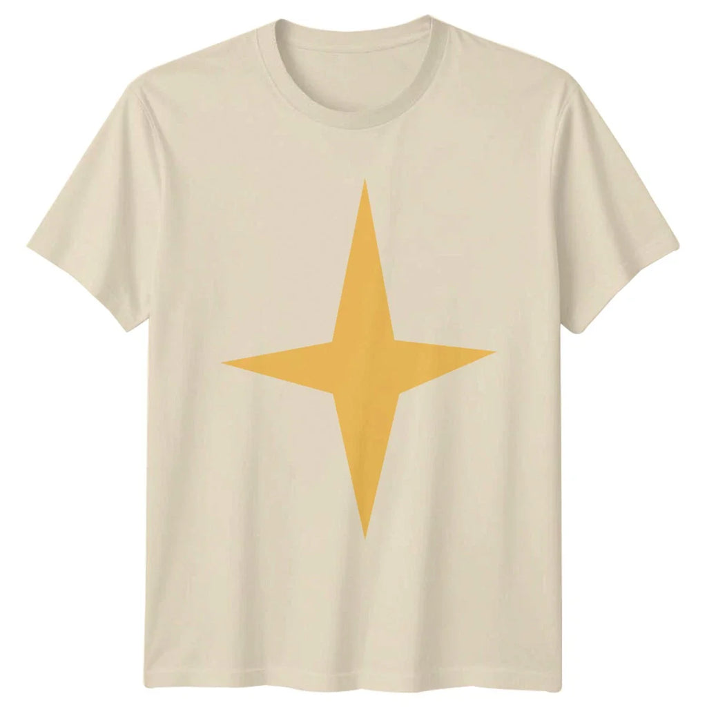 Minimalist Four Point Star T-Shirt Star Motif Geometric Art Birthday Gift Unisex T-shirt, Sweatshirt, Hoodie, Long Sleeve Tee - T-Shirt, Sweatshirt, Hoodie
