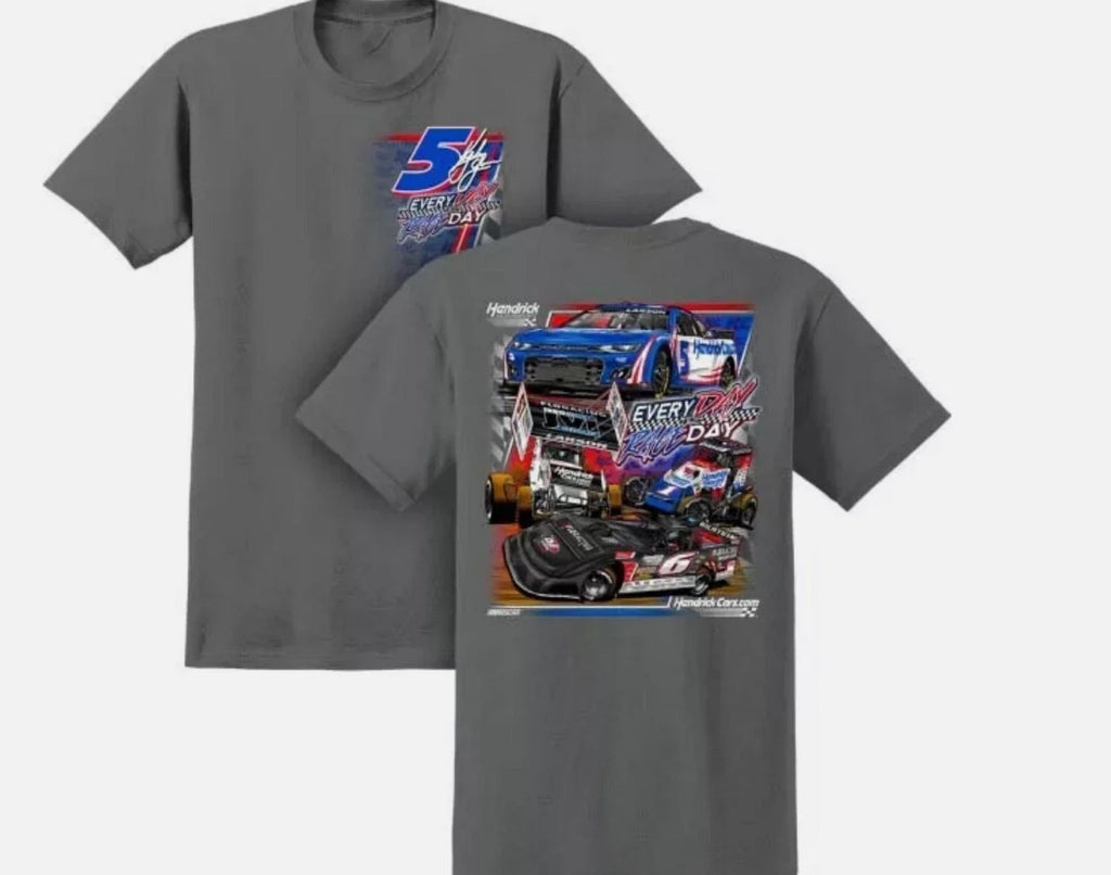 Kyle Larson #5 2024 Every Day Is Race Day T-Shirt Gift For Racing Fans Unisex T-shirt, Sweatshirt, Hoodie, Long Sleeve Tee - T-Shirt, Sweatshirt, Hoodie