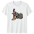 Boo Womens T-Shirt Animal Print Pumpkins Halloween Halloween Gift For Her Unisex T-shirt, Sweatshirt, Hoodie, Long Sleeve Tee - T-Shirt, Sweatshirt, Hoodie
