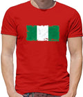 Nigeria Grunge Stil Flagge - Herren - Nigerianisch Country Reise Flaggen Unisex T-shirt, Sweatshirt, Hoodie, Long Sleeve Tee - T-Shirt, Sweatshirt, Hoodie