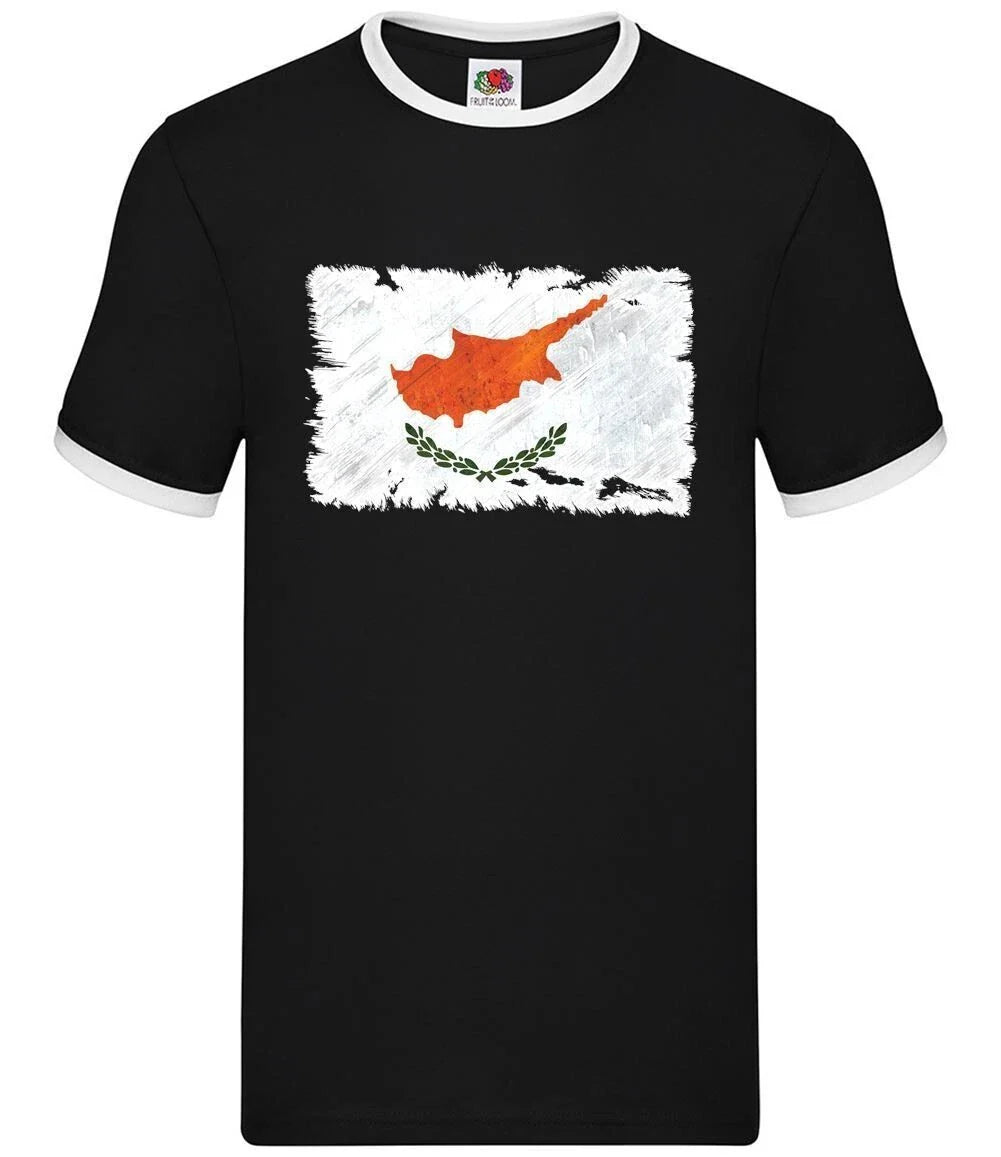Cyprus Grunge Style Flag - Men Ringtone - Cypriot Country Travel Flags Unisex T-shirt, Sweatshirt, Hoodie, Long Sleeve Tee - T-Shirt, Sweatshirt, Hoodie