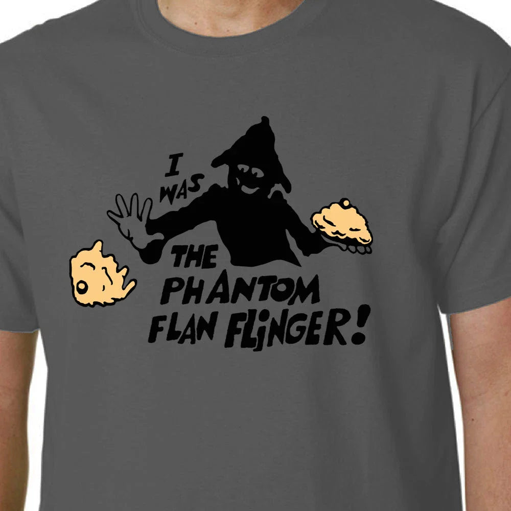 TISWAS I Was The Phantom Flan Flinger t-shirt 70's 80's KIDS CHILDRENS TV CULT Unisex T-shirt, Sweatshirt, Hoodie, Long Sleeve Tee - T-Shirt, Sweatshirt, Hoodie