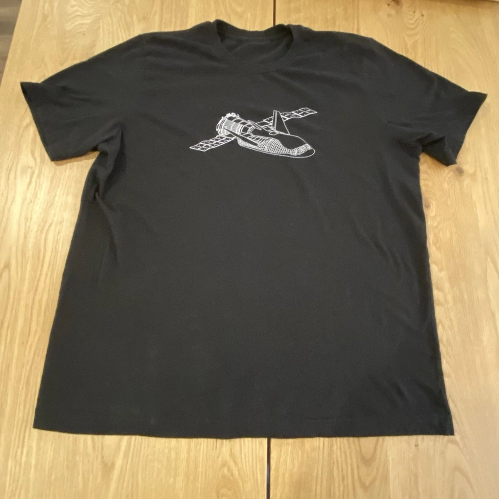 Sierra Space Shuttle T Shirt Aerospace NASA Contractor Minimalist Mens Large Unisex T-shirt, Sweatshirt, Hoodie, Long Sleeve Tee - T-Shirt, Sweatshirt, Hoodie