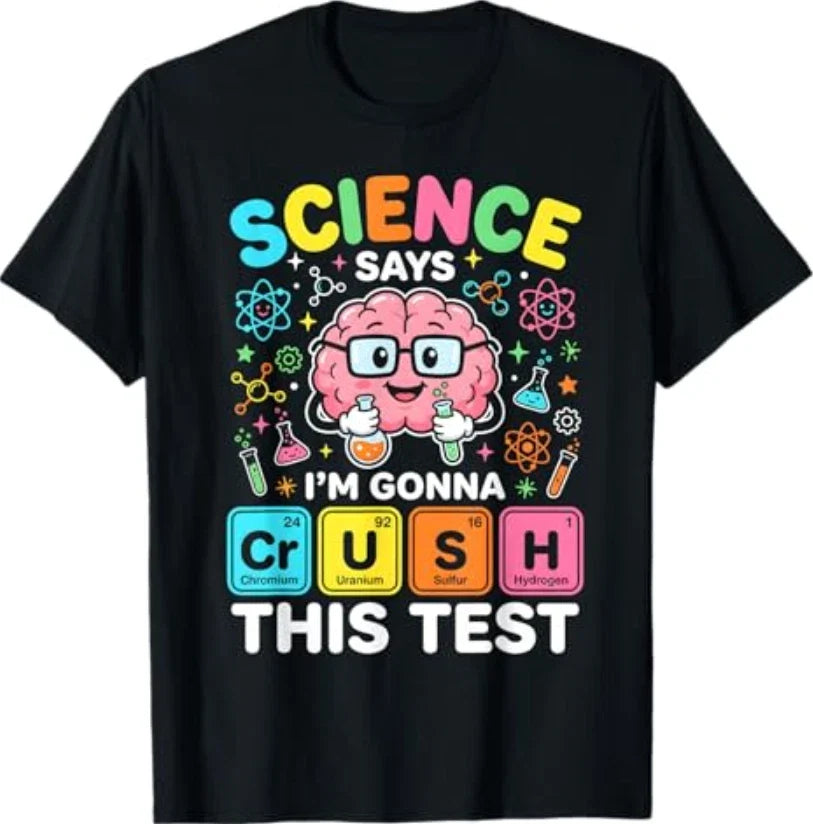 Crush This Test Teacher Testing Day Exam Science Student T-Shirt Unisex T-shirt, Sweatshirt, Hoodie, Long Sleeve Tee - T-Shirt, Sweatshirt, Hoodie