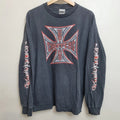Vintage West Coast Choppers Devil Cross T-shirt XL Logo Long Sleeve Unisex T-shirt, Sweatshirt, Hoodie, Long Sleeve Tee - T-Shirt, Sweatshirt, Hoodie