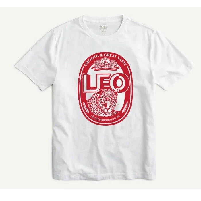 Leo Beer T-Shirts Thailand Brewing 3 Colors 100% Cotton Unisex T-shirt, Sweatshirt, Hoodie, Long Sleeve Tee - T-Shirt, Sweatshirt, Hoodie