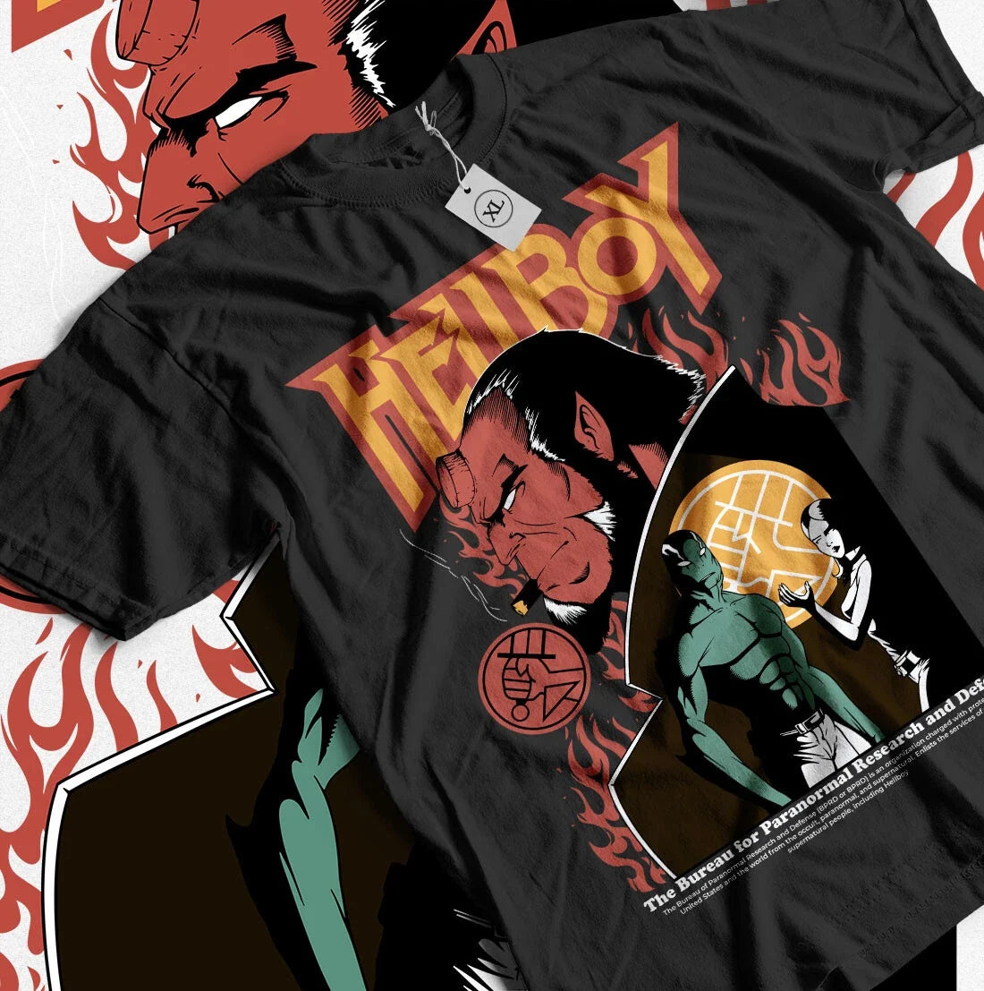 HELLBOY T-shirt David Harbour Avengers Dark Horse Comics Shirt All Size Unisex T-shirt, Sweatshirt, Hoodie, Long Sleeve Tee - T-Shirt, Sweatshirt, Hoodie