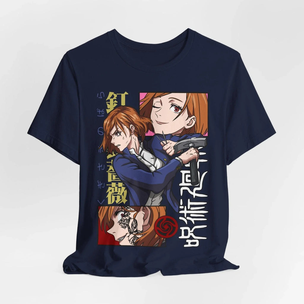 Nobara Kugisaki Graphic Tee - Trendy Anime Shirt, Unisex Top for Anime Fans, Unisex T-shirt, Sweatshirt, Hoodie, Long Sleeve Tee - T-Shirt, Sweatshirt, Hoodie