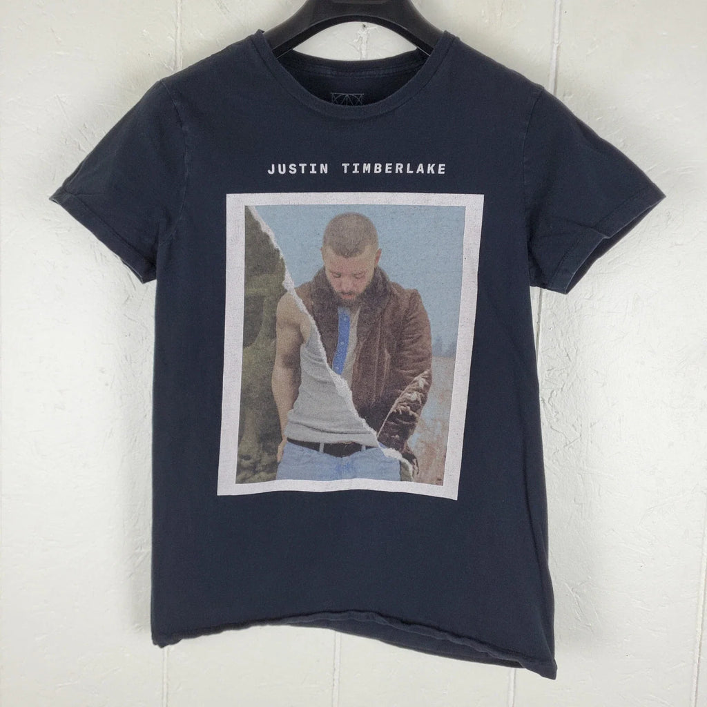 Justin Timberlake Shirt Men's Small Black Graphic Crew Neck Short Sleeve Stretch Unisex T-shirt, Sweatshirt, Hoodie, Long Sleeve Tee - T-Shirt, Sweatshirt, Hoodie