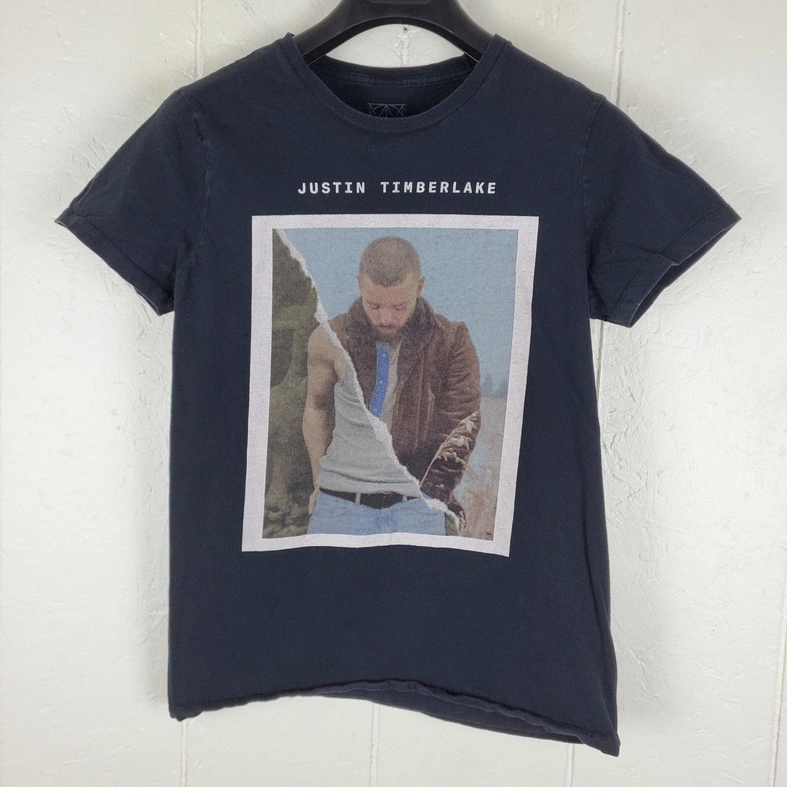 Justin Timberlake Shirt Men's Small Black Graphic Crew Neck Short Sleeve Stretch Unisex T-shirt, Sweatshirt, Hoodie, Long Sleeve Tee - T-Shirt, Sweatshirt, Hoodie