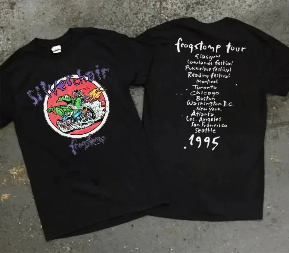 1995 Silverchair Frogstomp Tour Concert T-Shirt, Silverchair Rock Band Tour '95 Unisex T-shirt, Sweatshirt, Hoodie, Long Sleeve Tee - T-Shirt, Sweatshirt, Hoodie