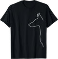 Doberman Pinscher Dobie Silhouette Doberman Gift Unisex T-Shirt Unisex T-shirt, Sweatshirt, Hoodie, Long Sleeve Tee - T-Shirt, Sweatshirt, Hoodie
