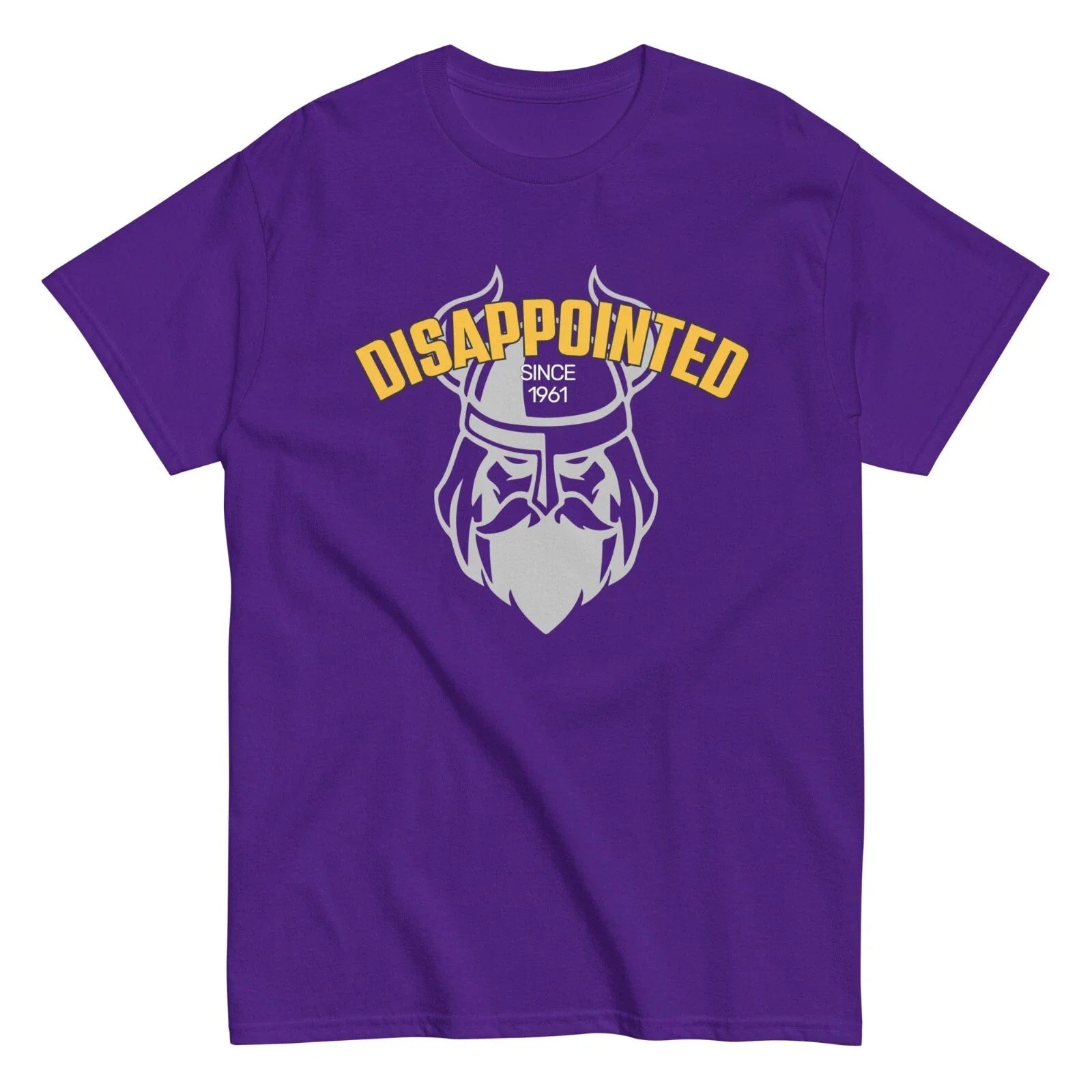 Disappointed 1961 Vikings Football Minnesota T-Shirt Funny Humor S,M,L,XL,2X,3X Unisex T-shirt, Sweatshirt, Hoodie, Long Sleeve Tee - T-Shirt, Sweatshirt, Hoodie
