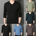 Trendy Men's V Neck Long Sleeve Muscle T Shirt Casual Tee Top Activewear Unisex T-shirt, Sweatshirt, Hoodie, Long Sleeve Tee - T-Shirt, Sweatshirt, Hoodie