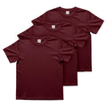 Plain T-Shirts 3-Pack Mens Organic Cotton Crew Neck Short Sleeve Tees Multipack Unisex T-shirt, Sweatshirt, Hoodie, Long Sleeve Tee - T-Shirt, Sweatshirt, Hoodie