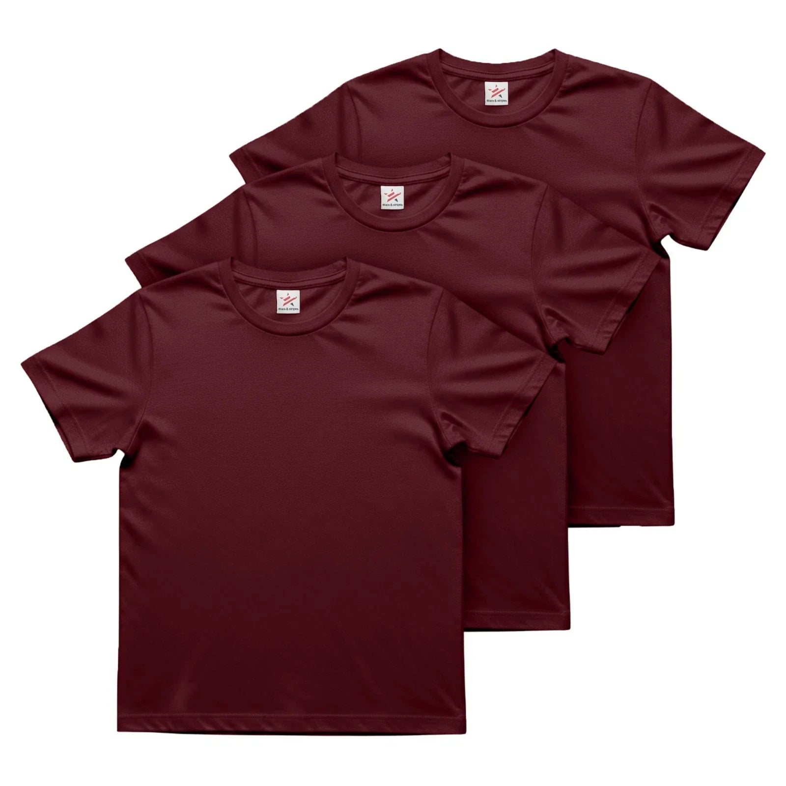 Plain T-Shirts 3-Pack Mens Organic Cotton Crew Neck Short Sleeve Tees Multipack Unisex T-shirt, Sweatshirt, Hoodie, Long Sleeve Tee - T-Shirt, Sweatshirt, Hoodie