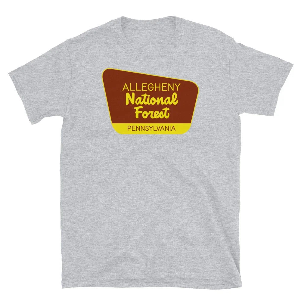 US Allegheny National Forest Pennsylvania Short-Sleeve Unisex T-Shirt Unisex T-shirt, Sweatshirt, Hoodie, Long Sleeve Tee - T-Shirt, Sweatshirt, Hoodie