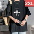 T Shirt (2XL Black) Surfing Short Sleeve Top Spring Autumn Simple Clothing Top m Unisex T-shirt, Sweatshirt, Hoodie, Long Sleeve Tee - T-Shirt, Sweatshirt, Hoodie